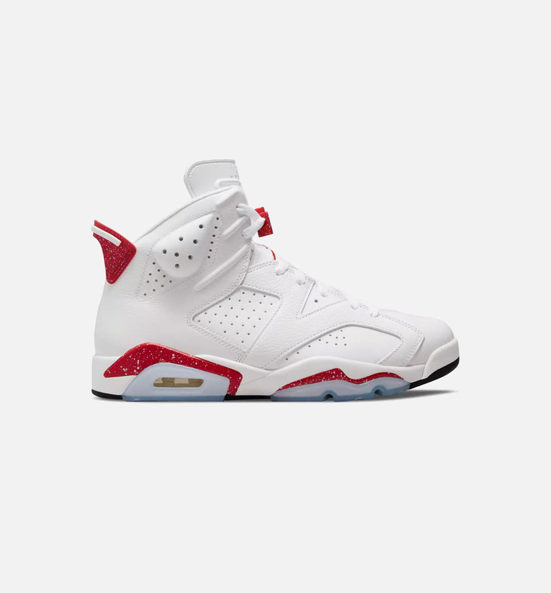 Air Jordan 6 Red Oreo Mens Lifestyle Shoe - White/Red