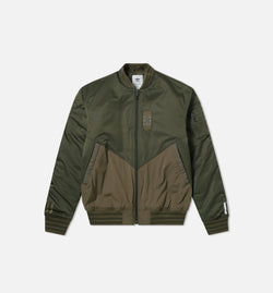 ADIDAS BQ4080
 White Mountaineering Collection Mens Flight Jacket - Olive/Olive Image 0
