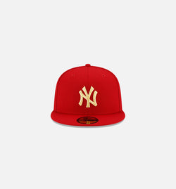 NEW ERA 60243841
 New York Yankees State Fruit 59FIFTY Fitted Cap Mens Hat - Red Image 0