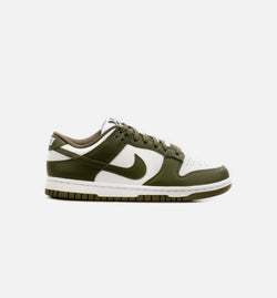 NIKE DD1503-120
 Dunk Low Medium Olive Womens Lifestyle Shoe - Medium Olive/White Limit One Per Customer Image 0