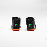Air Flight 89 All-Star Mens Basketball Shoe - Black/Blaze Orange- Green Strike