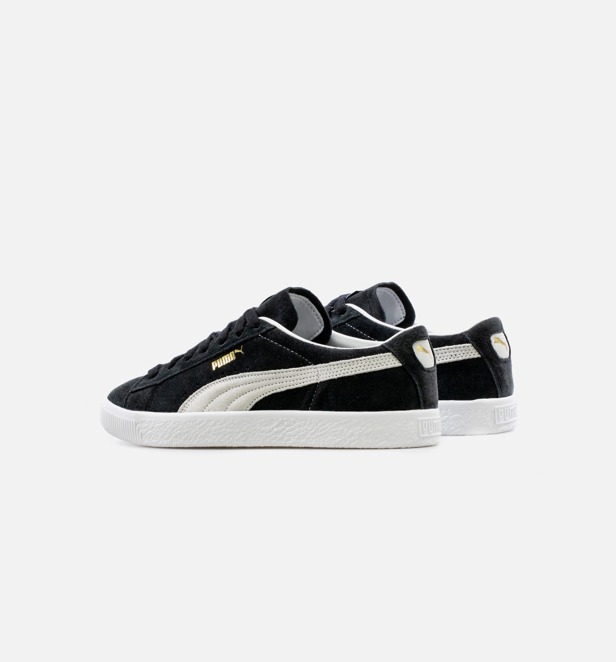 PUMA 374921 05 Suede VTG Mens Lifestyle Shoe - Black/White