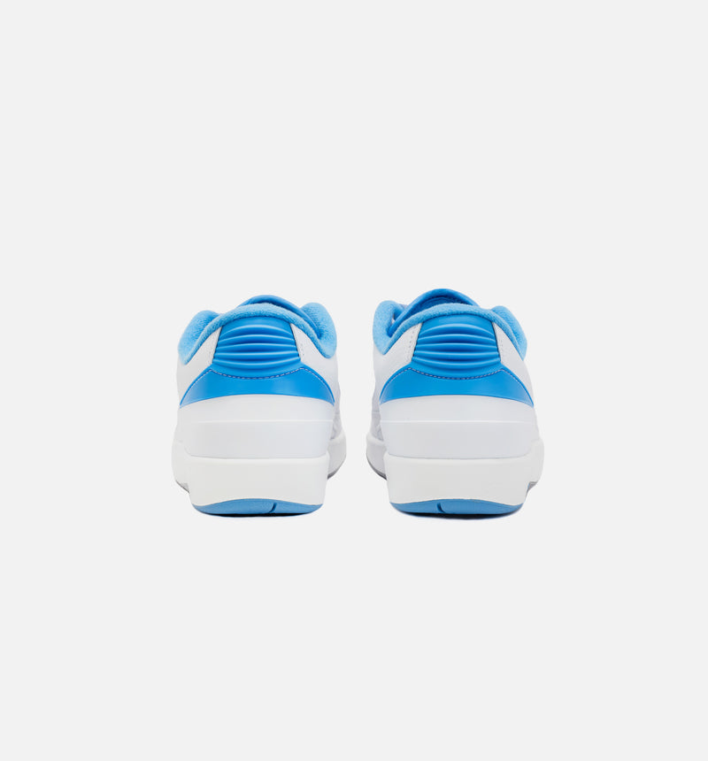 Air Jordan 2 Retro Low University Blue Mens Lifestyle Shoe - White/Blue