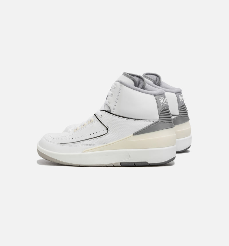 Air Jordan 2 Retro Cement Grey Mens Lifestyle Shoe - White/Grey