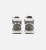 Air Jordan 1 High OG Stealth Mens Lifestyle Shoe - White/Grey Free Shipping
