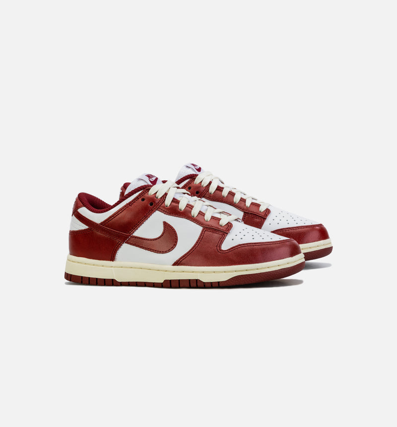 Dunk Low PRM Team Red Womens Lifestyle Shoe -  Red/White