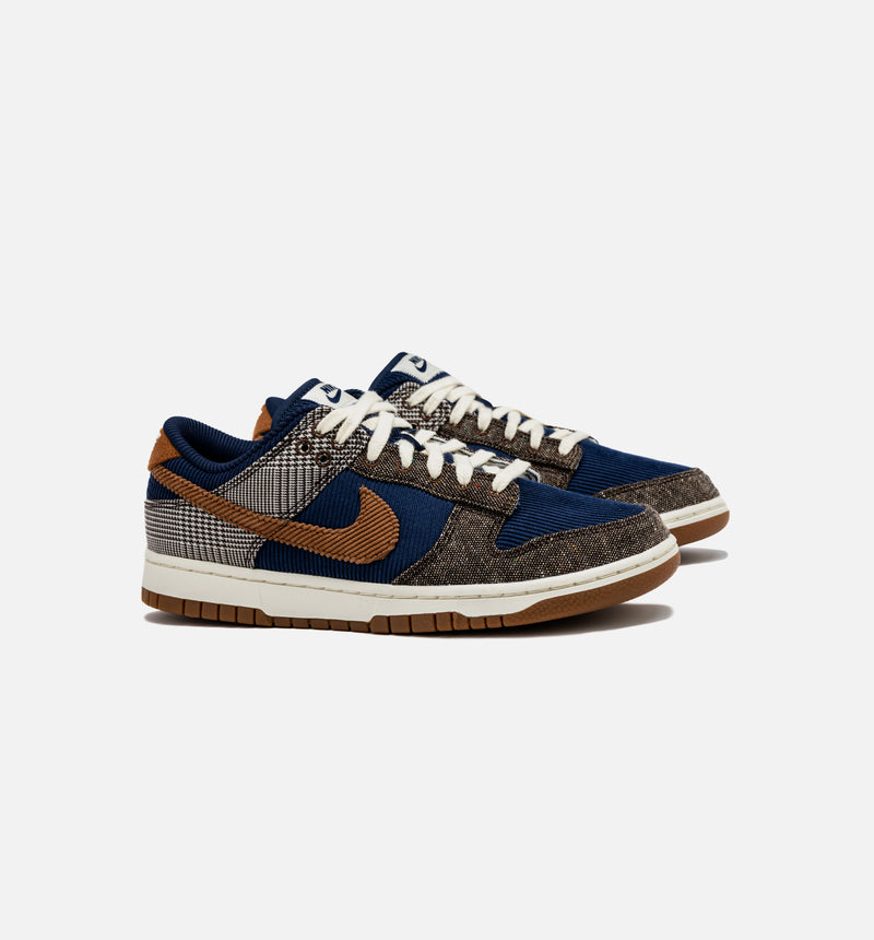 Dunk Low Tweed Corduroy Mens Lifestyle Shoe - Midnight Navy/Ale Brown/Pale Ivory Free Shipping