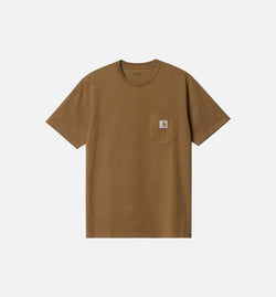 CARHARTT WIP I030434_0W0
 Pocket Tee Mens Short Sleeve Shirt - Brown Image 0