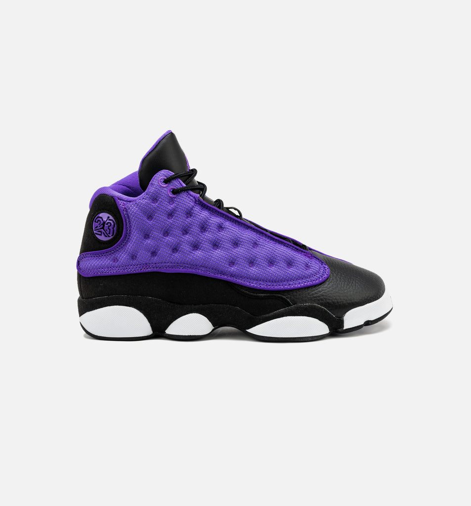 yellow and purple jordan 13