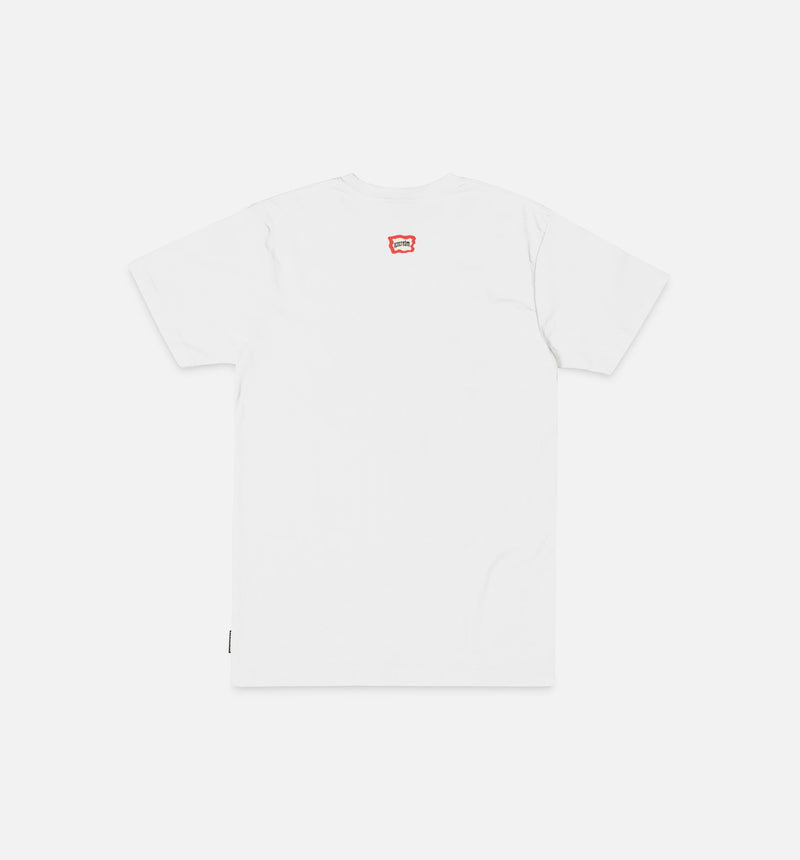 Best Friends Short Sleeve Tee Mens T-Shirt - White/Black