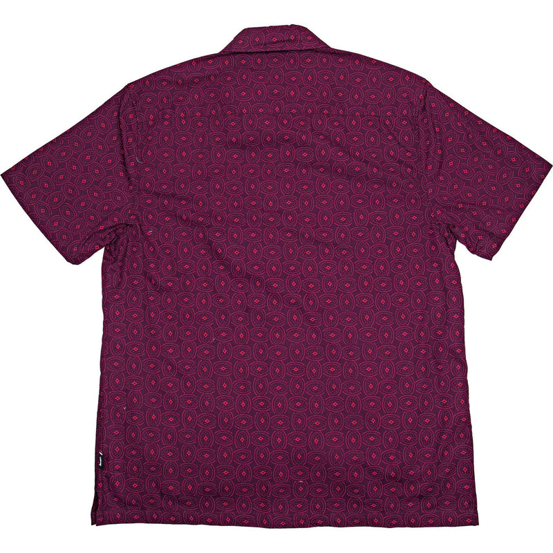 Circle Paisley Shirt (Mens) - Burgundy