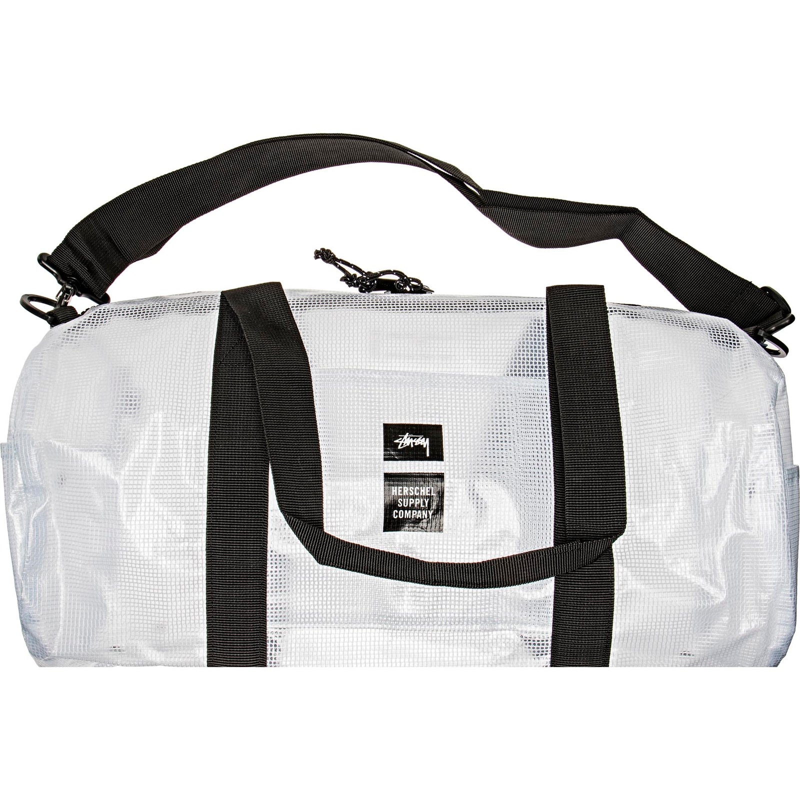 Stussy 134154-CLEA Stüssy X Herschel Clear Tarpaulin Duffle