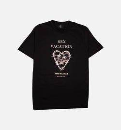 BORN X RAISED B0001SEXVBKPK
 Sex Vacation Tee Mens T-Shirt - Black Image 0