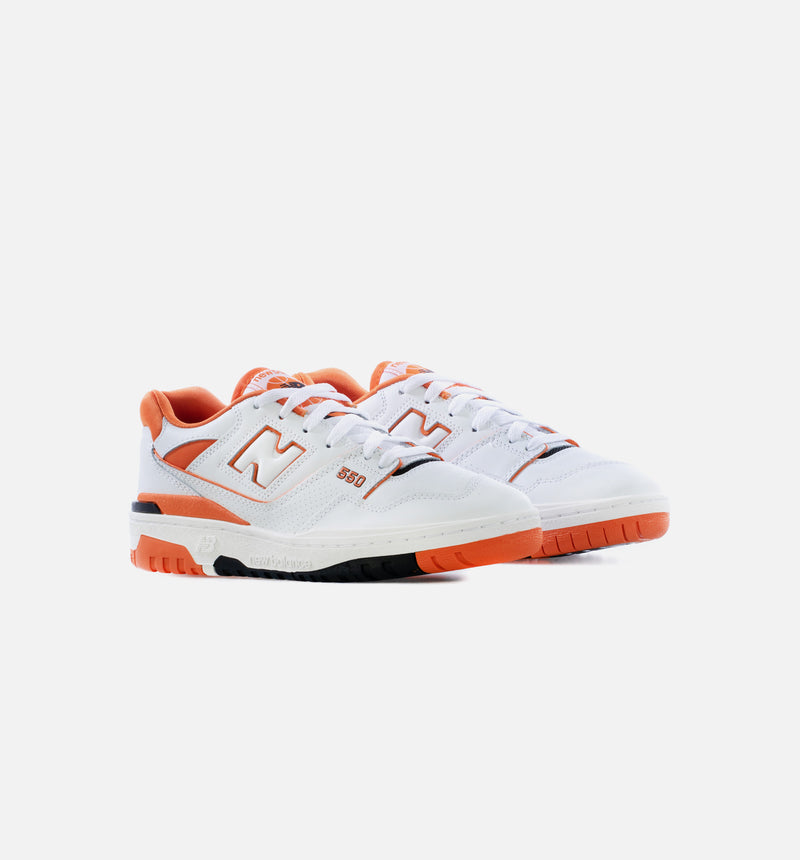 550 Syracuse Mens Lifestyle Shoe - White/Varsity Orange Limit One Per Customer