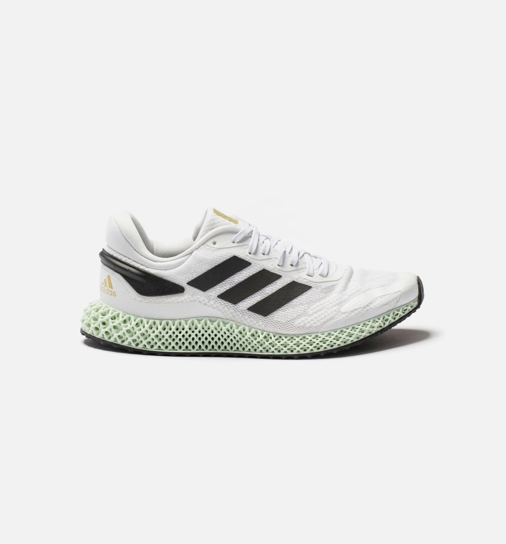 adidas EG6264 4D Run 1.0 Mens Running Shoe - White/Black/Gold Metallic/Mint ShopNiceKicks.com adidas EG6264 4D Run 1.0 Mens Running Shoe - White/Black/Gold Metallic/Mint ShopNiceKicks.com
