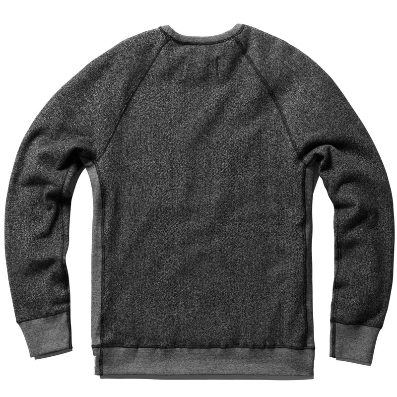 Reigning Champ Tiger Terry Long Sleeve Crew Sweater Men's - Black