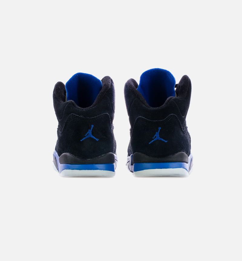 Air Jordan 5 Retro Racer Blue Preschool Lifestyle Shoe - Black/Blue