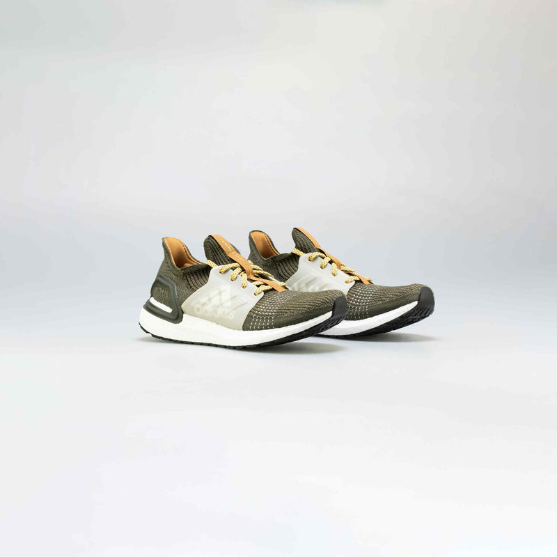 Wood Wood X adidas Ultraboost 2019 Mens Running Shoe - Green/White