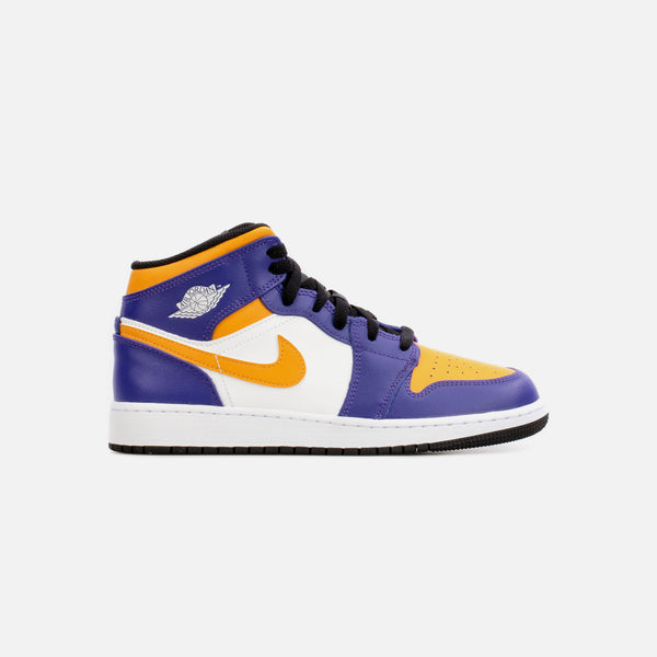 Jordan 1 blue red cheap purple yellow