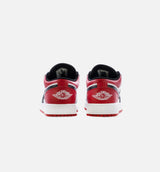 Air Jordan 1 Low Bred Toe Grade School Lifestyle Shoes - Red/Black Limit One Per Customer