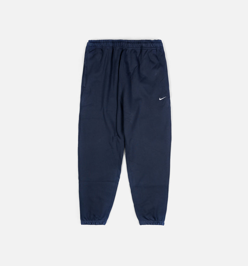 Nike Joggers Blue Pants Nike Solo Swoosh Fleece Joggers Mens Pants