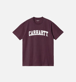 CARHARTT WIP I028990_13B
 University Tee Mens Short Sleeve Shirt - Purple Image 0