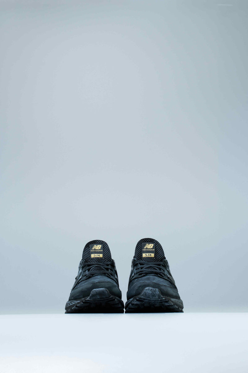 574 Sport Mens Shoe - Black/Grey/Navy