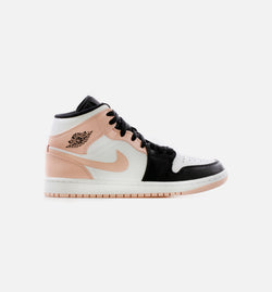 JORDAN 554724-133
 Air Jordan 1 Mid Arctic Orange Mens Lifestyle Shoe - White/Black/Arctic Orange Image 0