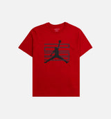 Air Jordan 11 Graphic Mens Short Sleeve Shirt - Red