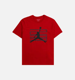 JORDAN FN0689-687
 Air Jordan 11 Graphic Mens Short Sleeve Shirt - Red Image 0