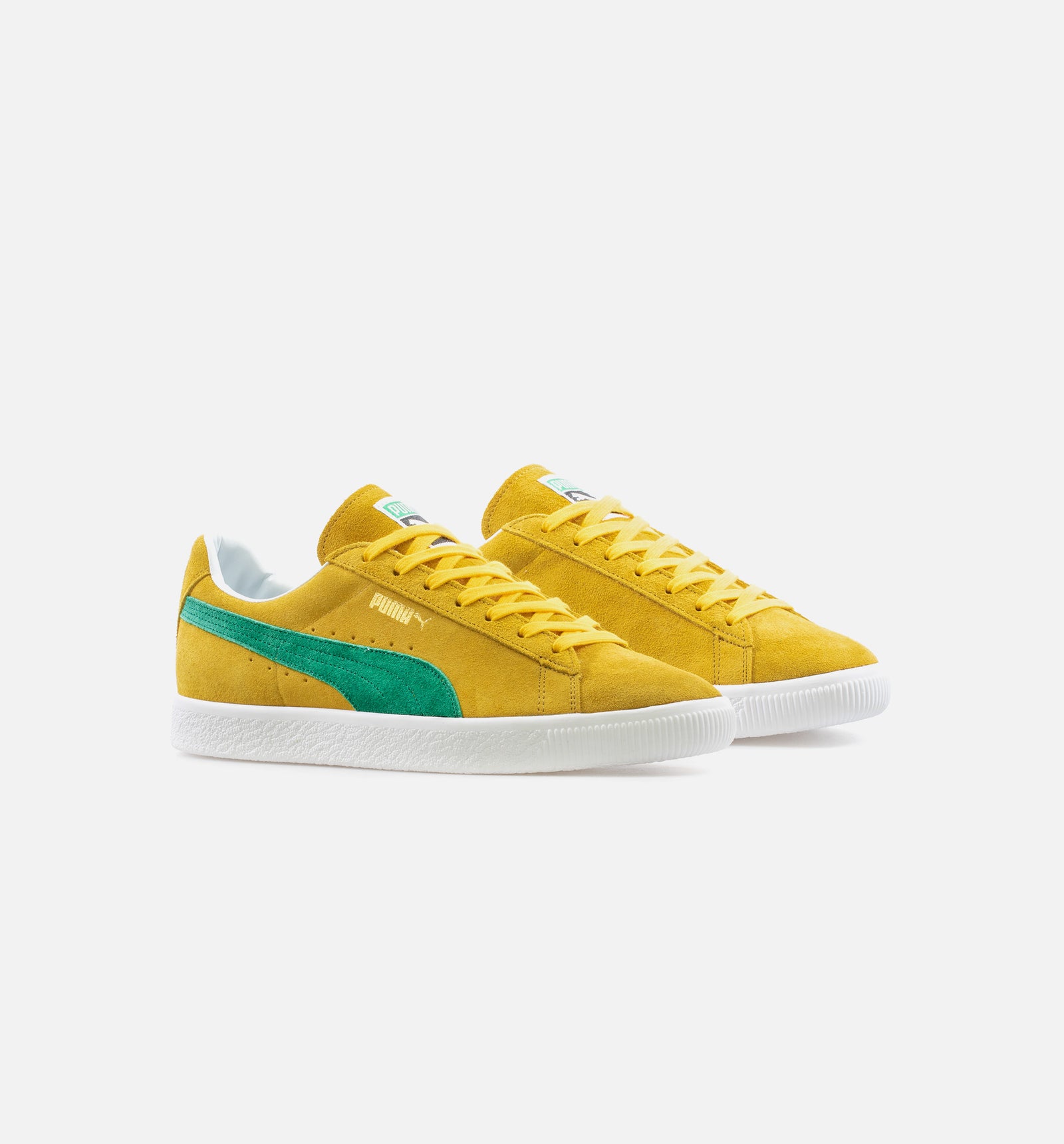 Suede Vintage Mij Retro Mens Lifestyle Shoe - Yellow/Green