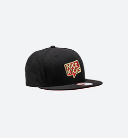 NEW ERA 70320568
 Nice Kicks X New Era Snapback Hat - Black/Gold/Red Image 0