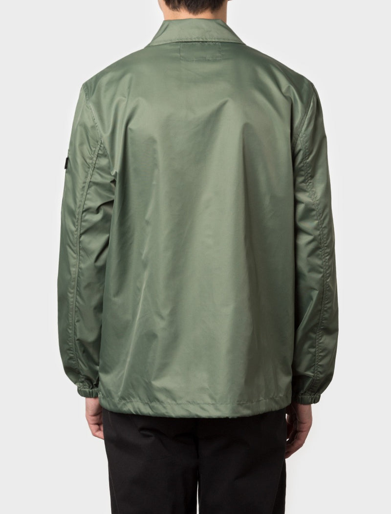 Stussy 115331 OLV Stussy Flight Satin Coach Jacket Men s Olive Green ShopNiceKicks