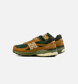Made in USA 990v3 Mens Lifestyle Shoe - Brown/Green