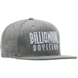 BILLIONAIRE BOYS CLUB B0016H301
 Stacked Logo Snapback Hat - Grey Image 0