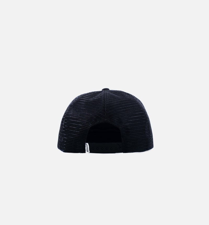 Inset Trucker Hat Mens Hat - Black