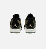 Air Jordan 4 Retro Craft Olive Infant Toddler Lifestyle Shoe - Medium Olive/Black