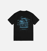 Blueprint Tee Mens T-Shirt - Black