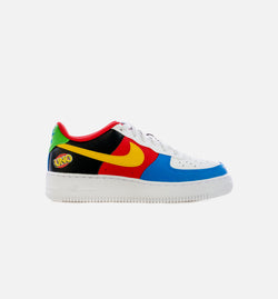 NIKE DO6634-100
 Air Force 1 UNO Grade School Lifestyle Shoe - Black/Red/Multi Free Shipping Image 0