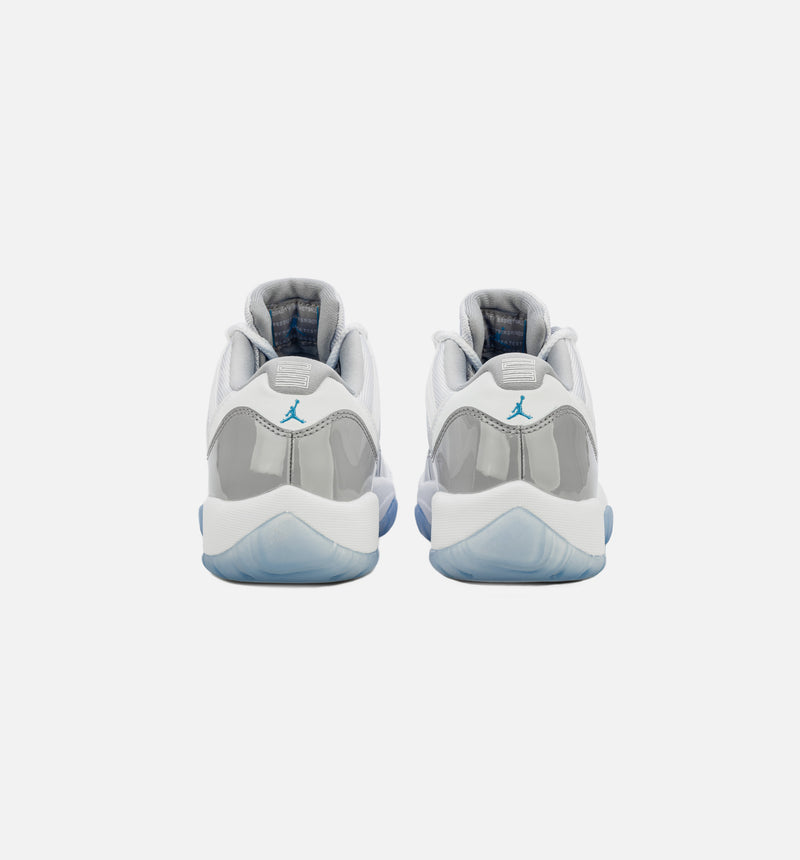 Air Jordan 11 Retro Cement Grey Grade School Lifestyle Shoe - Grey/Blue