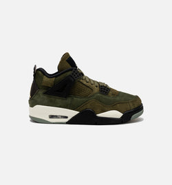 JORDAN FB9927-200
 Air Jordan 4 Retro Craft Olive Mens Lifestyle Shoe - Medium Olive/Black Image 0