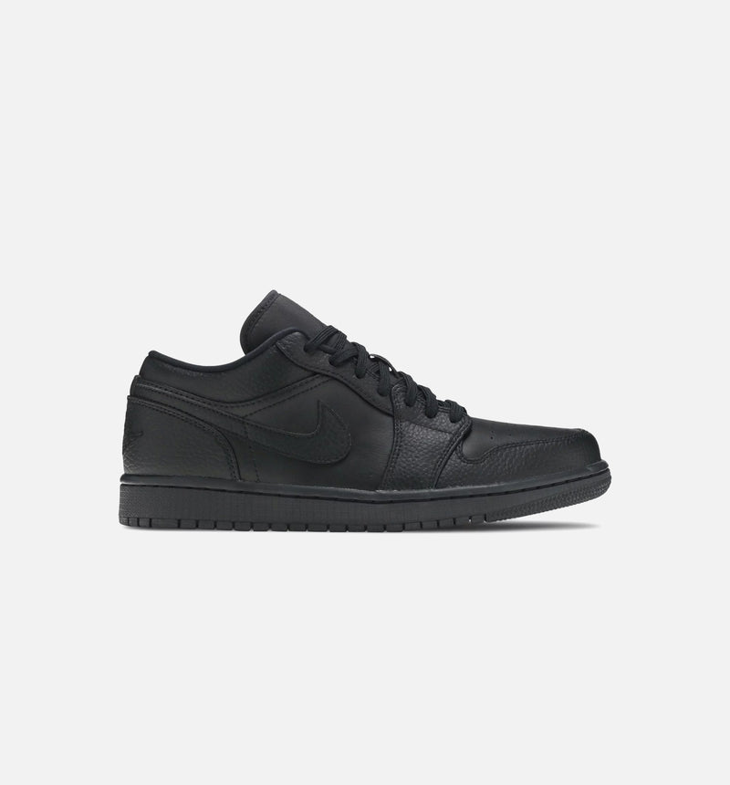 Air Jordan 1 Low Triple Black Mens Lifestyle Shoe - Black