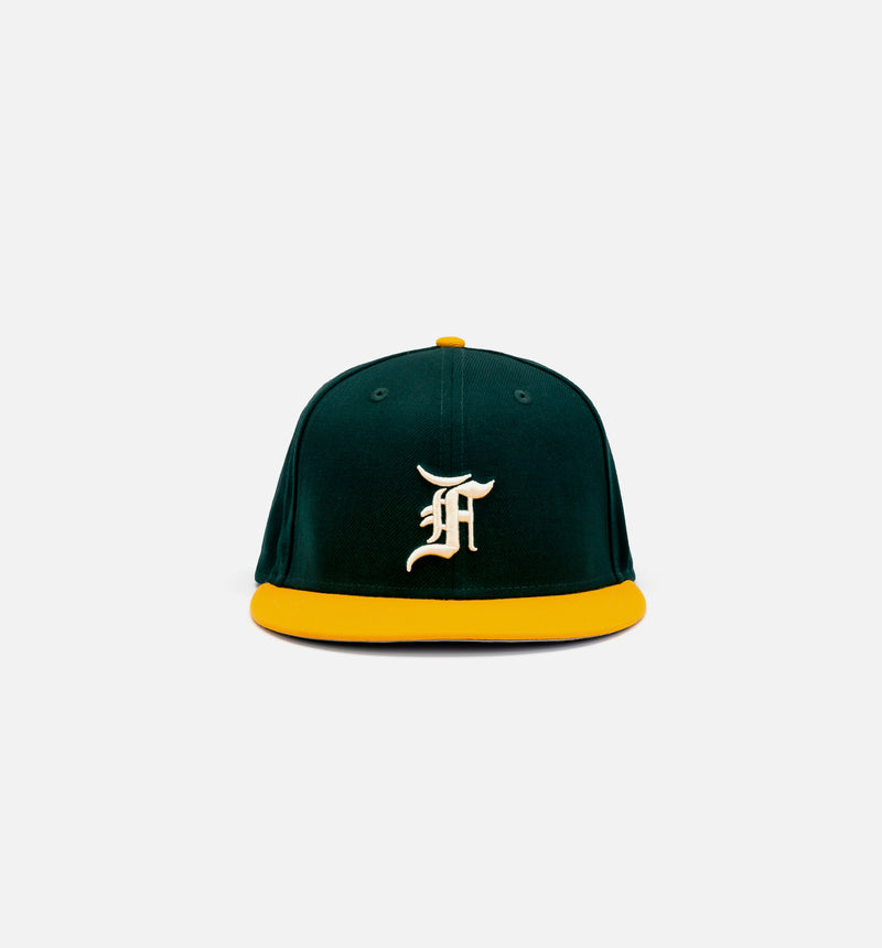F.O.G. 59Fifty Mens Fitted Hat - Green/Yellow