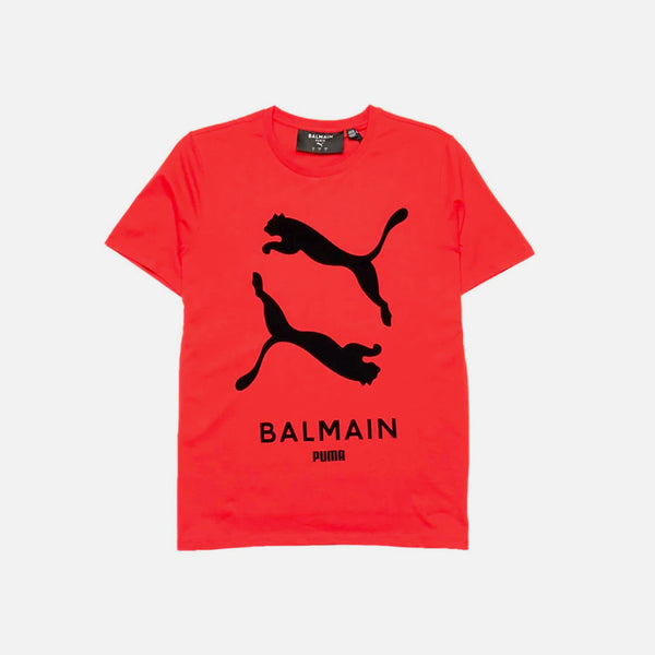 【関税 送料無料】 BALMAIN x PUMA コラボ Ｔシャツ 2546ea1da750b66ae02f5d97d63287