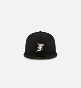 Fear of God Essentials 59FIFTY Fitted Hat Mens Hat - Black
