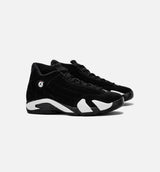 Air Jordan 14 Retro Mens Lifestyle Shoe - Black/White