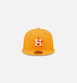 NEW ERA 60243836
 Houston Astros State Fruit 59FIFTY Fitted Cap Mens Hat - Yellow Image 0