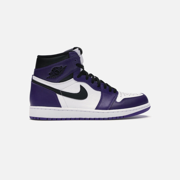 Air Jordan 1 Retro High Court Purple White MENS 10 555088-500 Air Jordan 1 Court Purple 2.0 Retro High OG Size 10 Men  main image 2