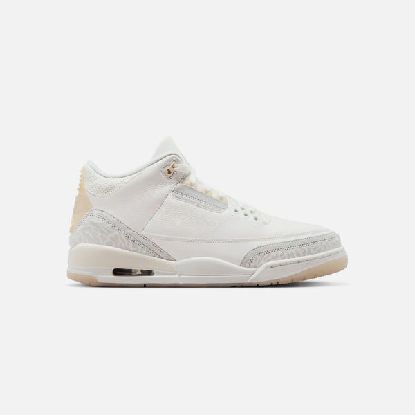 Jordan FJ9479 100 Air Jordan 3 Retro Craft Ivory Mens Lifestyle Shoe Ivory Grey Mist C ShopNiceKicks