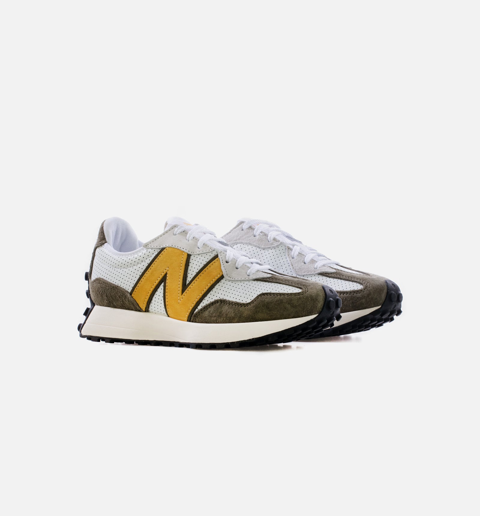 New Balance MS327PO 327 Mens Lifestyle Shoe - White/Gold